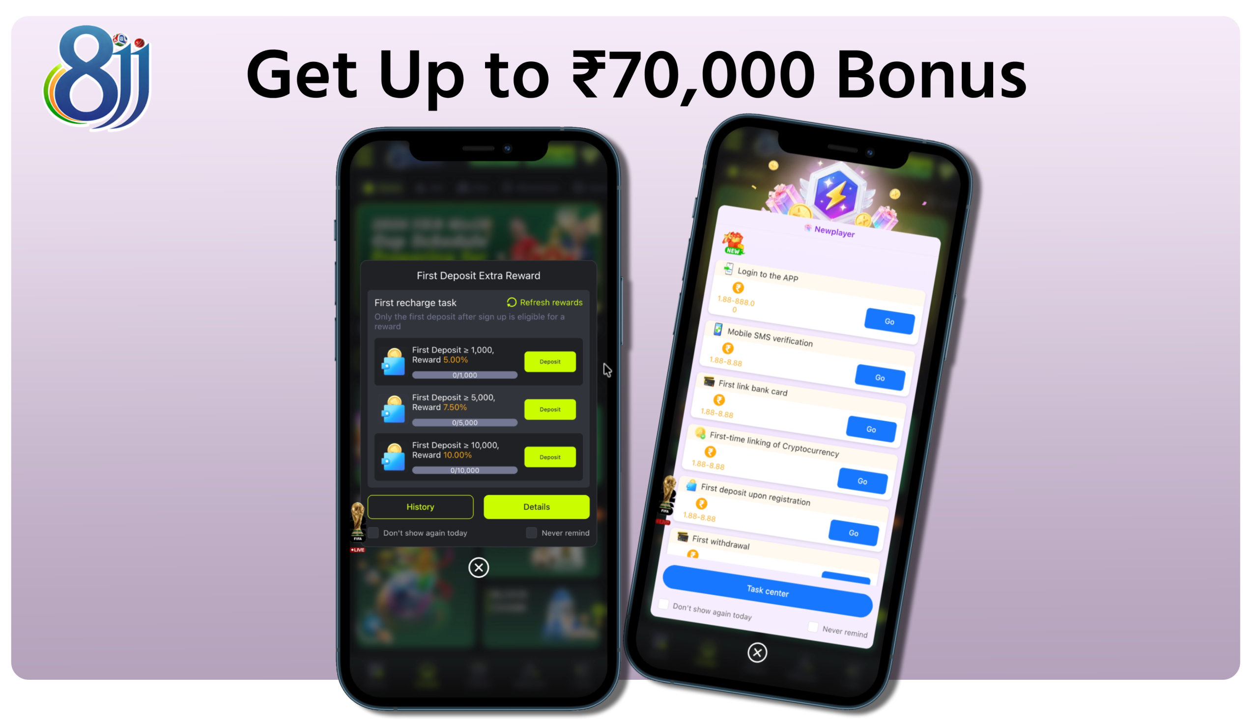 ₹100 Deposit Betting Sites India – Get Up to ₹70,000 Bonus